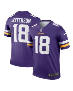 Men’s Minnesota Vikings Justin Jefferson Purple Alternate Legend Player Performance Top