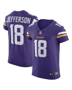 Men’s Minnesota Vikings Justin Jefferson Purple Home Vapor Elite Jersey