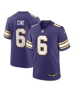 Men’s Minnesota Vikings Lewis Cine Purple Classic Player Game Jersey