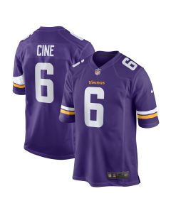 Men’s Minnesota Vikings Lewis Cine Purple Game Player Jersey