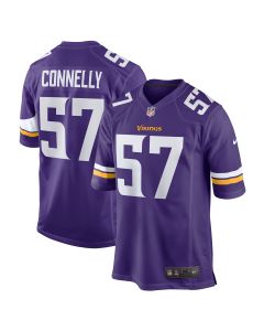 Men’s Minnesota Vikings Ryan Connelly Purple Game Jersey