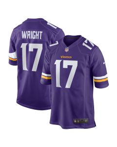 Men’s Minnesota Vikings Ryan Wright Purple Game Jersey