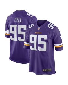 Men’s Minnesota Vikings Travis Bell Purple Game Jersey