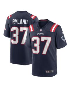 Men’s New England Patriots Chad Ryland Navy Team Game Jersey
