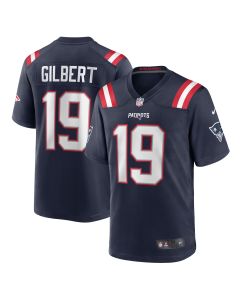 Men’s New England Patriots Garrett Gilbert Navy Home Game Player Jersey
