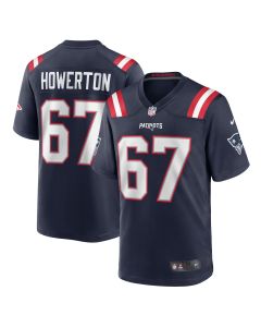 Men’s New England Patriots Hayden Howerton Navy Home Game Player Jersey