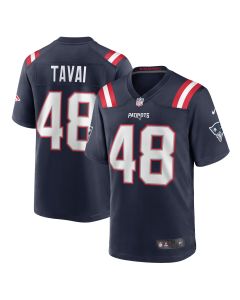 Men’s New England Patriots Jahlani Tavai Navy Game Player Jersey