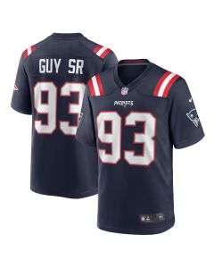 Men’s New England Patriots Lawrence Guy Navy Team Game Jersey
