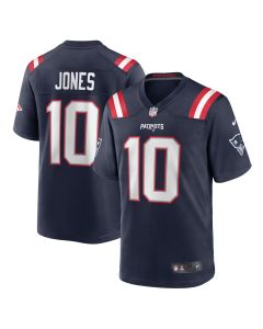 Men’s New England Patriots Mac Jones Navy Game Jersey