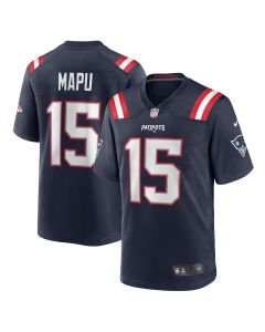 Men’s New England Patriots Marte Mapu Navy Game Jersey