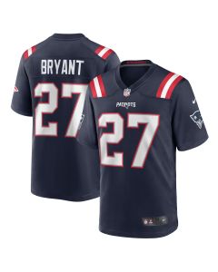 Men’s New England Patriots Myles Bryant Navy Game Player Jersey