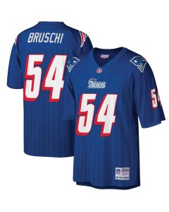 Men’s New England Patriots Tedy Bruschi Mitchell & Ness Royal Big & Tall 1996 Retired Player Jersey