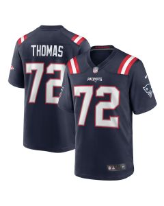 Men’s New England Patriots Zach Thomas Navy Game Jersey