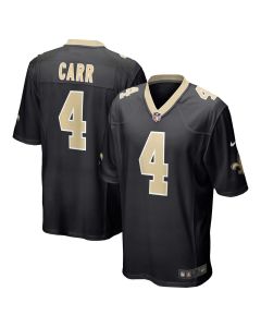 Men’s New Orleans Saints Derek Carr Black Game Jersey