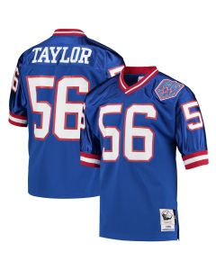 Men’s New York Giants 1990 Lawrence Taylor Mitchell & Ness Royal Throwback Retired Player Jersey