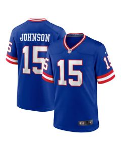 Men’s New York Giants Collin Johnson Royal Classic Player Game Jersey