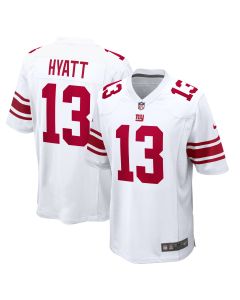 Men’s New York Giants Jalin Hyatt White Game Jersey