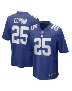 Men’s New York Giants Jashaun Corbin Royal Game Player Jersey