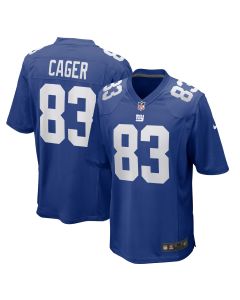 Men’s New York Giants Lawrence Cager Royal Home Game Player Jersey