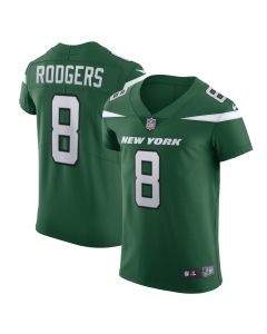 Men’s New York Jets Aaron Rodgers Gotham Green Alternate Vapor F.U.S.E. Elite Jersey
