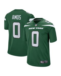 Men’s New York Jets Adrian Amos Gotham Green Game Jersey