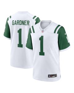 Men’s New York Jets Ahmad Sauce Gardner White Classic Alternate Game Jersey