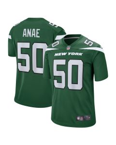Men’s New York Jets Bradlee Anae Gotham Green Game Player Jersey