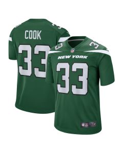 Men’s New York Jets Dalvin Cook Gotham Green Game Player Jersey