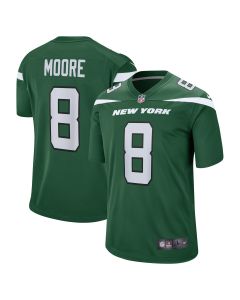 Men’s New York Jets Elijah Moore Gotham Green Game Jersey