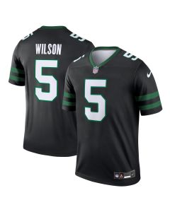 Men’s New York Jets Garrett Wilson Black Alternate Legend Player Performance Top