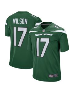 Men’s New York Jets Garrett Wilson Green Player Game Jersey
