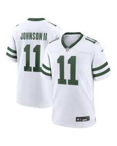 Men’s New York Jets Jermaine Johnson II Spotlight White Alternate Game Jersey