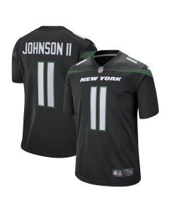 Men’s New York Jets Jermaine Johnson II Stealth Black Alternate Game Jersey