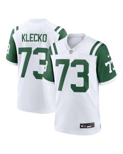 Men’s New York Jets Joe Klecko White Classic Alternate Retired Player Game Jersey