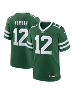Men’s New York Jets Joe Namath Legacy Green Game Jersey