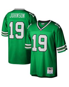 Men’s New York Jets Keyshawn Johnson Mitchell & Ness Kelly Green Legacy Jersey