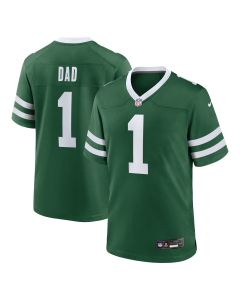 Men’s New York Jets Legacy Green #1 Dad Game Jersey