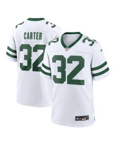 Men’s New York Jets Michael Carter Legacy White Game Jersey