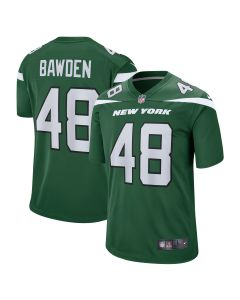 Men’s New York Jets Nick Bawden Gotham Green Game Player Jersey