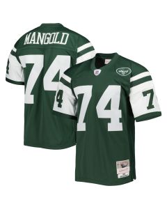 Men’s New York Jets Nick Mangold Mitchell & Ness Green Legacy Jersey