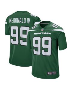Men’s New York Jets Will McDonald IV Gotham Green Game Jersey