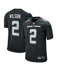 Men’s New York Jets Zach Wilson Black Alternate Game Jersey