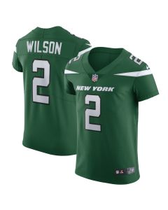 Men’s New York Jets Zach Wilson Gotham Green Vapor Elite Jersey
