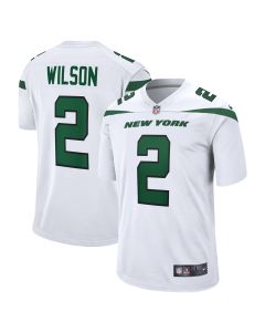 Men’s New York Jets Zach Wilson White Game Jersey