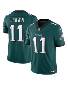 Men’s Philadelphia Eagles A.J. Brown Midnight Green Vapor F.U.S.E. Limited Jersey