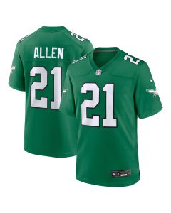 Men’s Philadelphia Eagles Eric Allen Kelly Green Alternate Game Jersey
