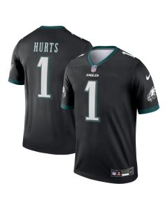 Men’s Philadelphia Eagles Jalen Hurts Black Alternate Legend Player Performance Top