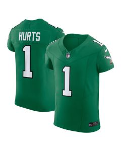 Men’s Philadelphia Eagles Jalen Hurts Kelly Green 2nd Alternate Vapor F.U.S.E. Elite Jersey