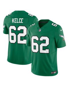 Men’s Philadelphia Eagles Jason Kelce Kelly Green Vapor F.U.S.E. Limited Jersey