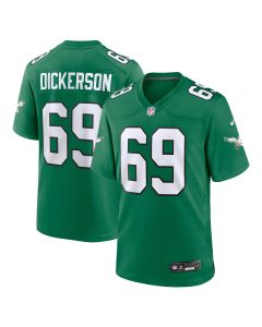 Men’s Philadelphia Eagles Landon Dickerson Kelly Green Alternate Game Jersey